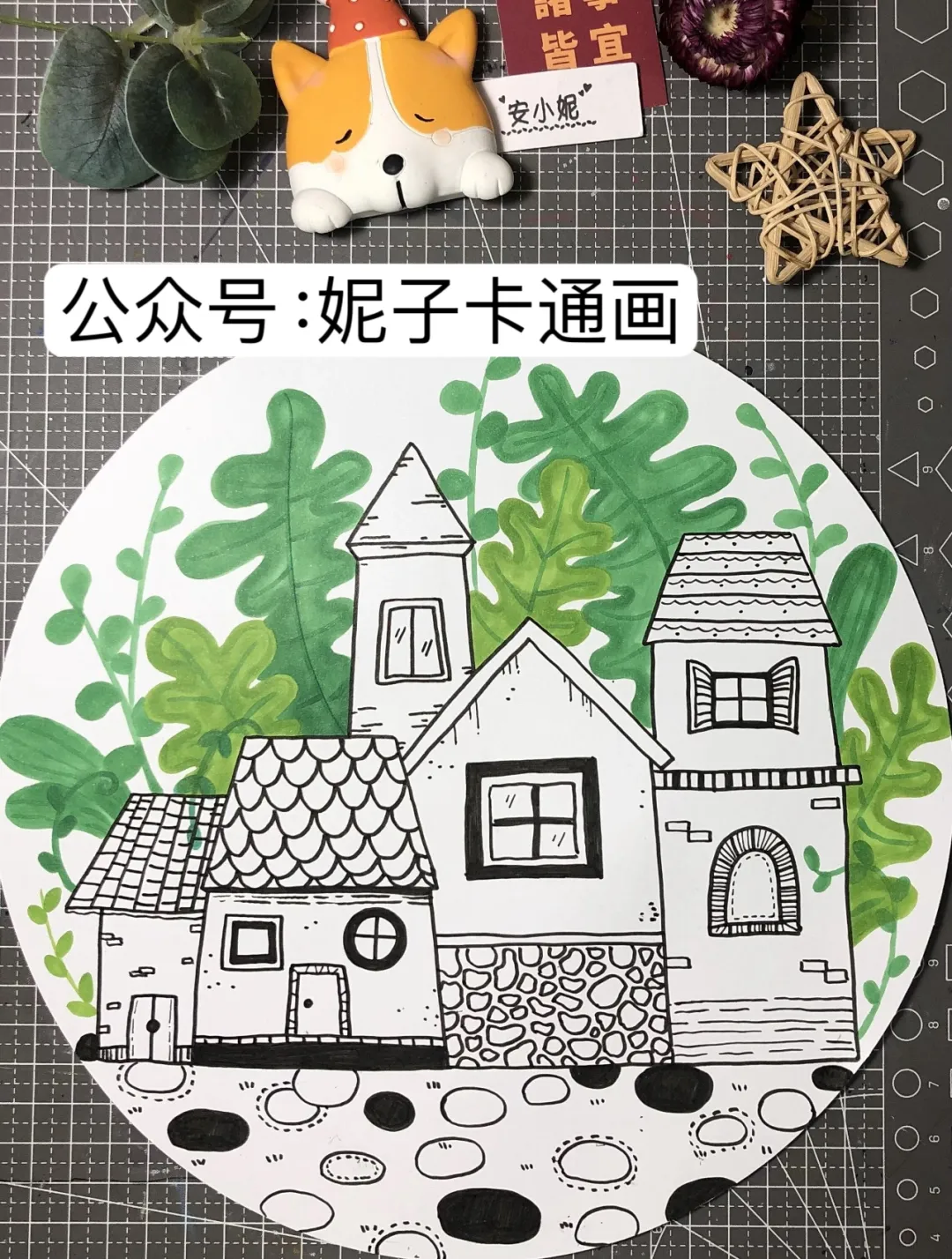 春天的画卷：探索建筑与自然之美，绘制环保小画家